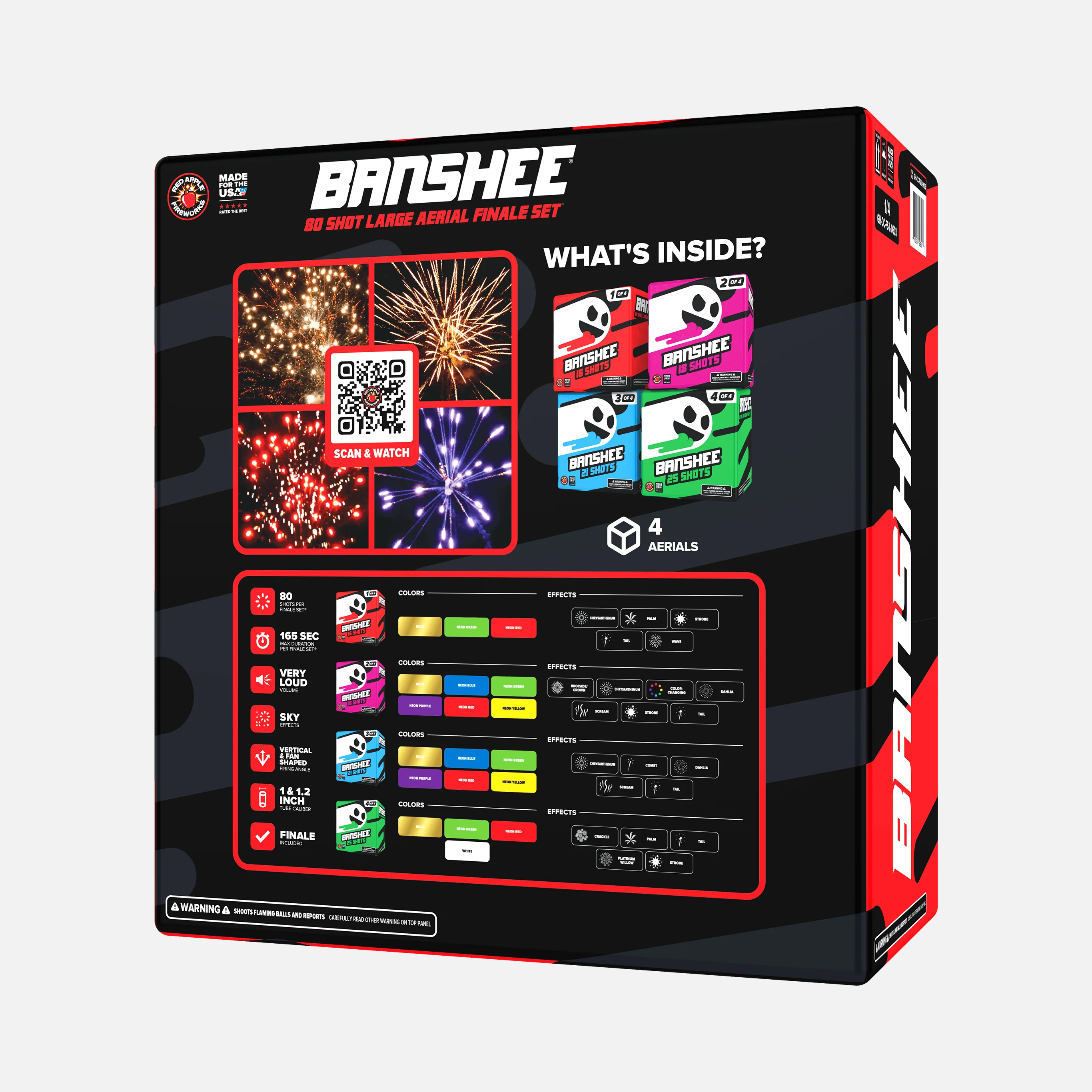 BANSHEE™ 80 Shot Large Aerial Finale Set® - Image 3
