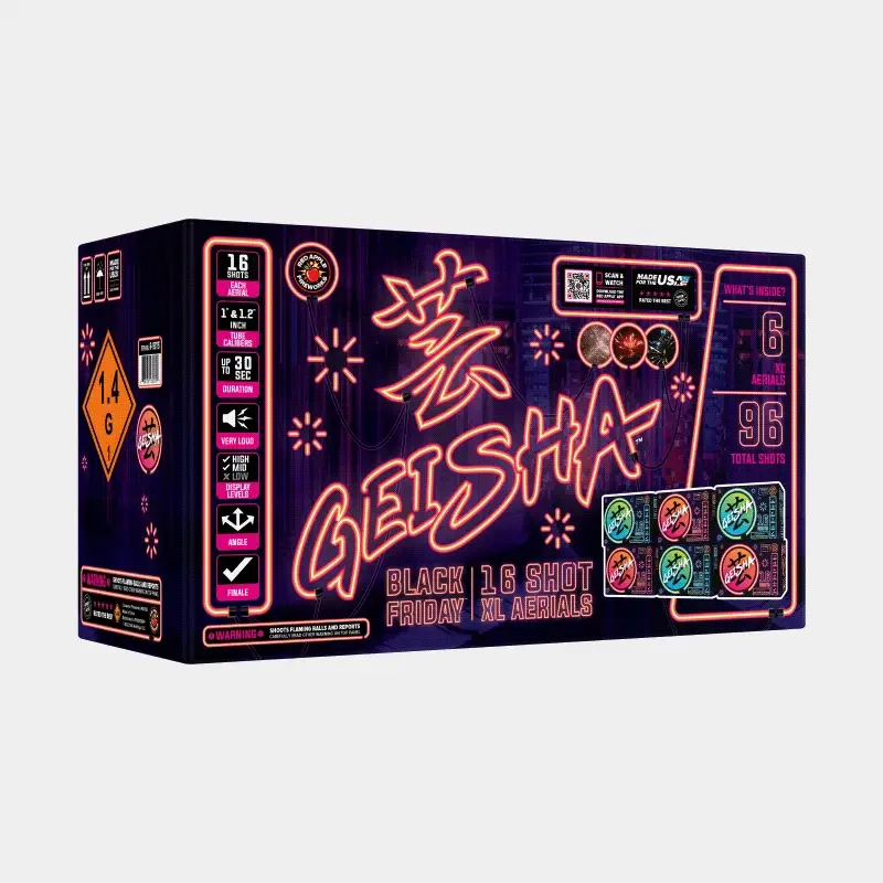 Black Friday Geisha® 16 Shots XL® Aerials - Image 3