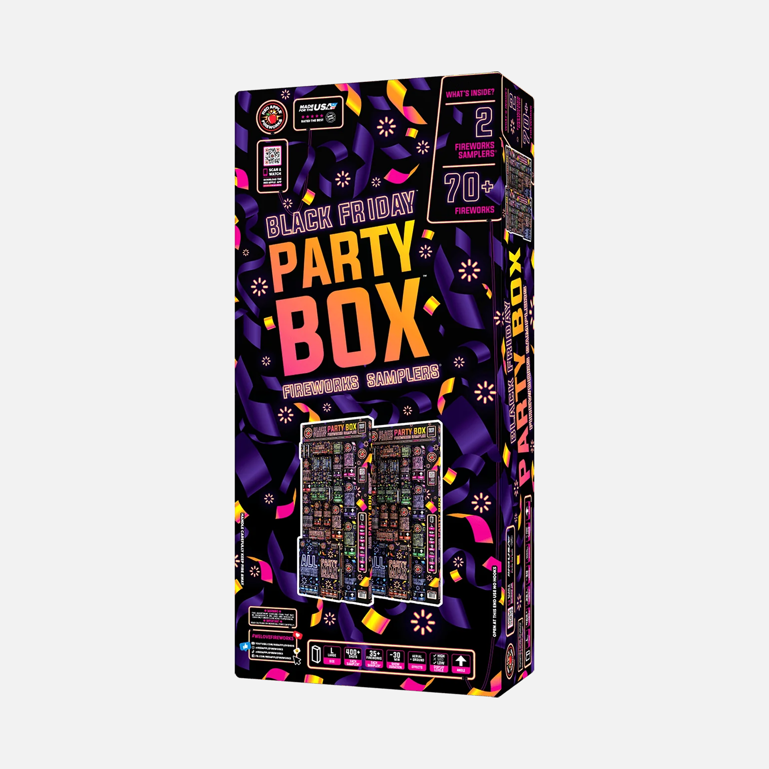 Black Friday Party Box 400 Shot Fireworks Samplers™