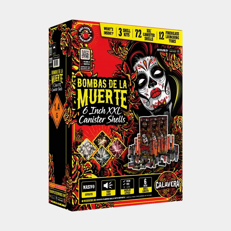 Bombas De La Muerte™ 24 Shot 6-Inch XXL™ Canister Shells - Image 3