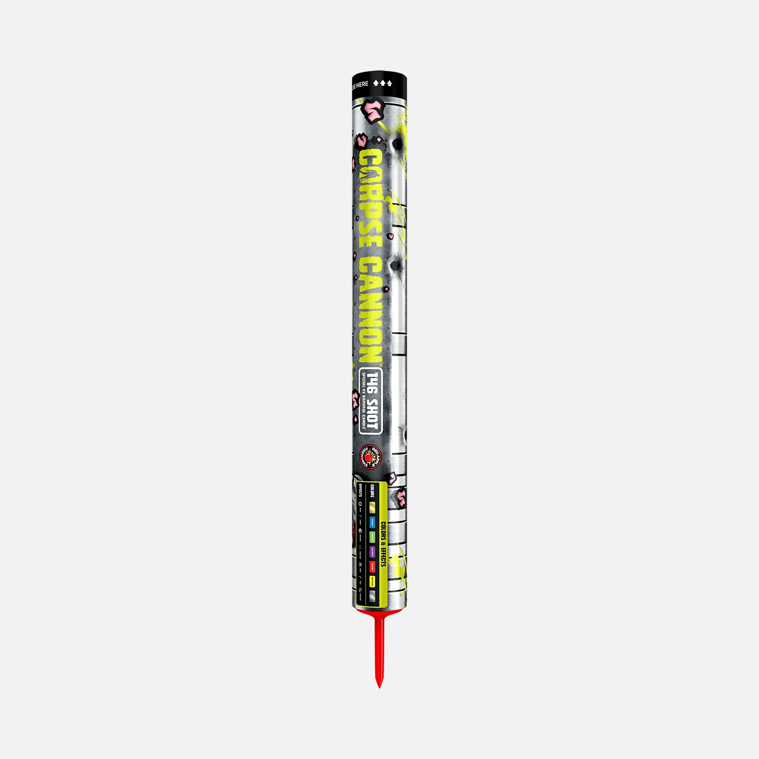 Corpse Cannon™ & Brain Blaster™ 146-Shots Barrage Candles - Image 6