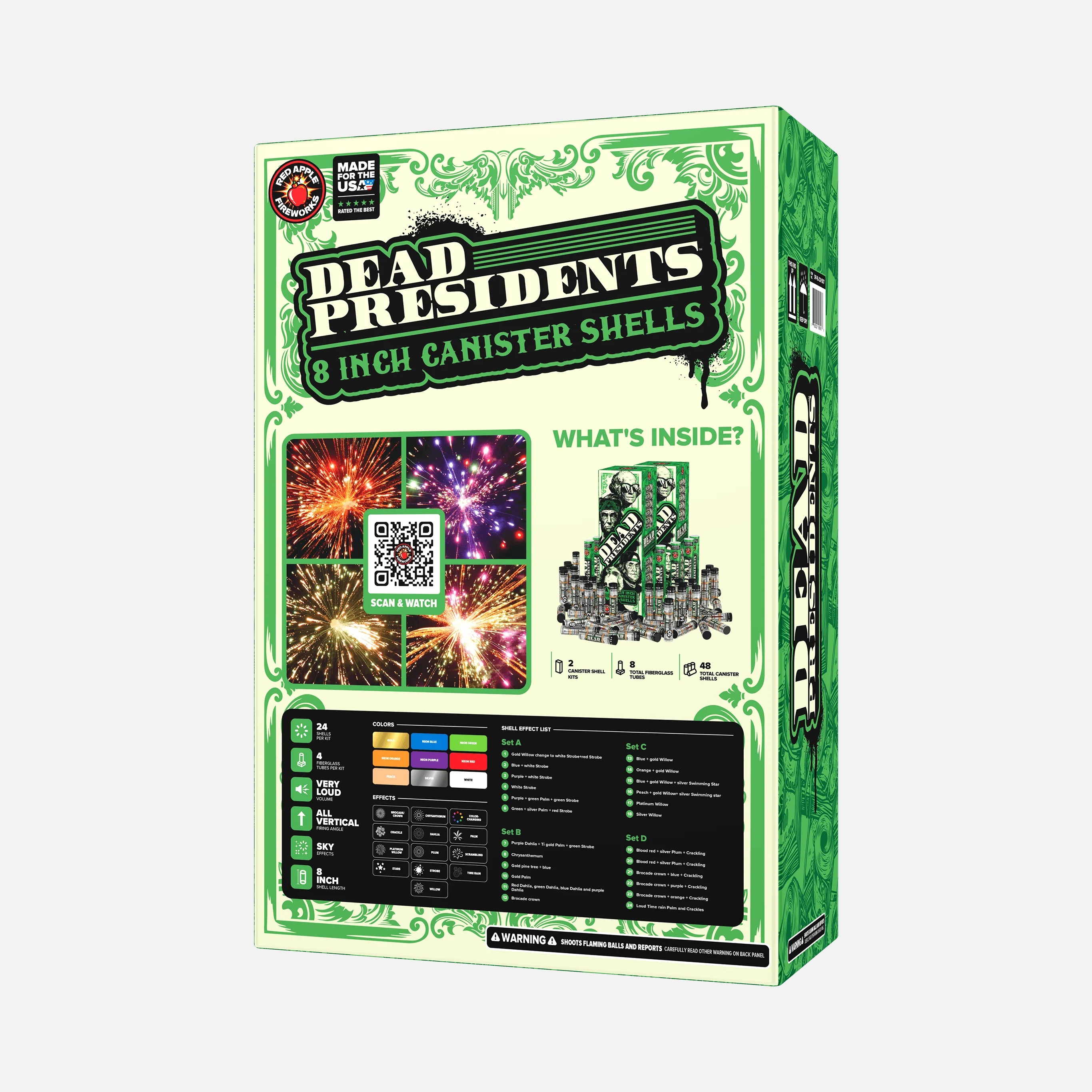 Dead Presidents™ 8 Inch Canister Shells - Image 3