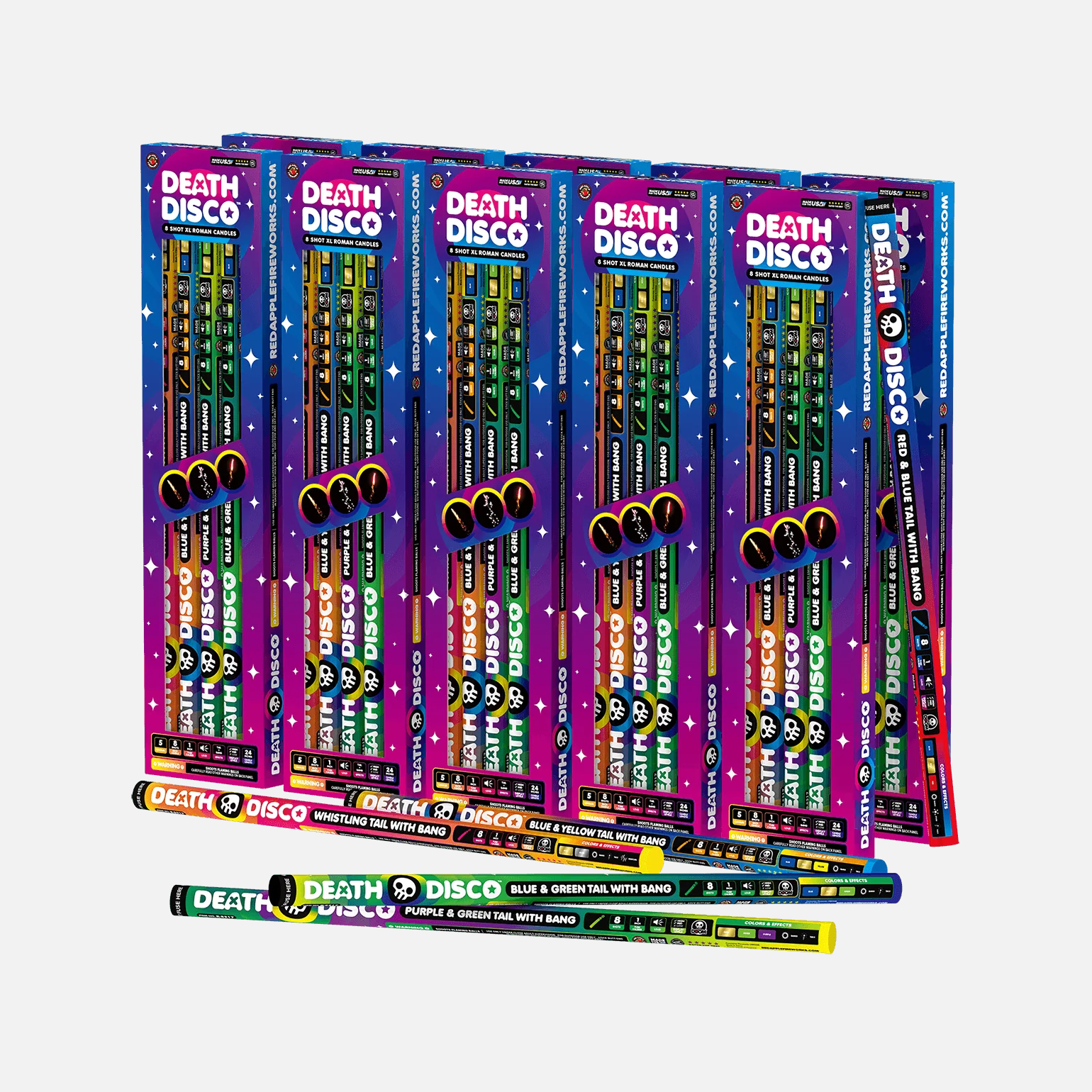 Death Disco™ 8 Shot XL® Candles - Image 4