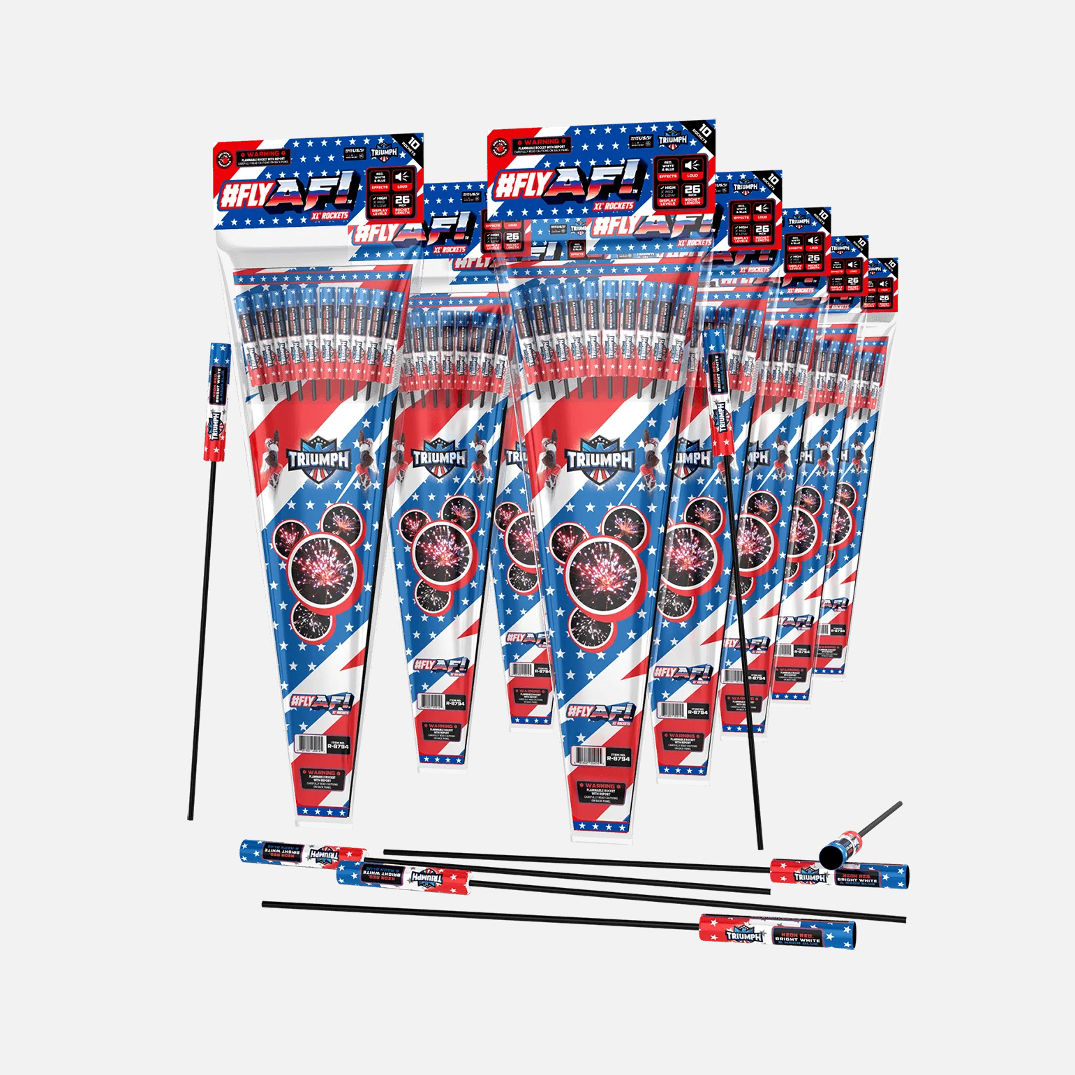 #flyAF™ Red, White & Blue XL® Rocket Packs™ - Image 4
