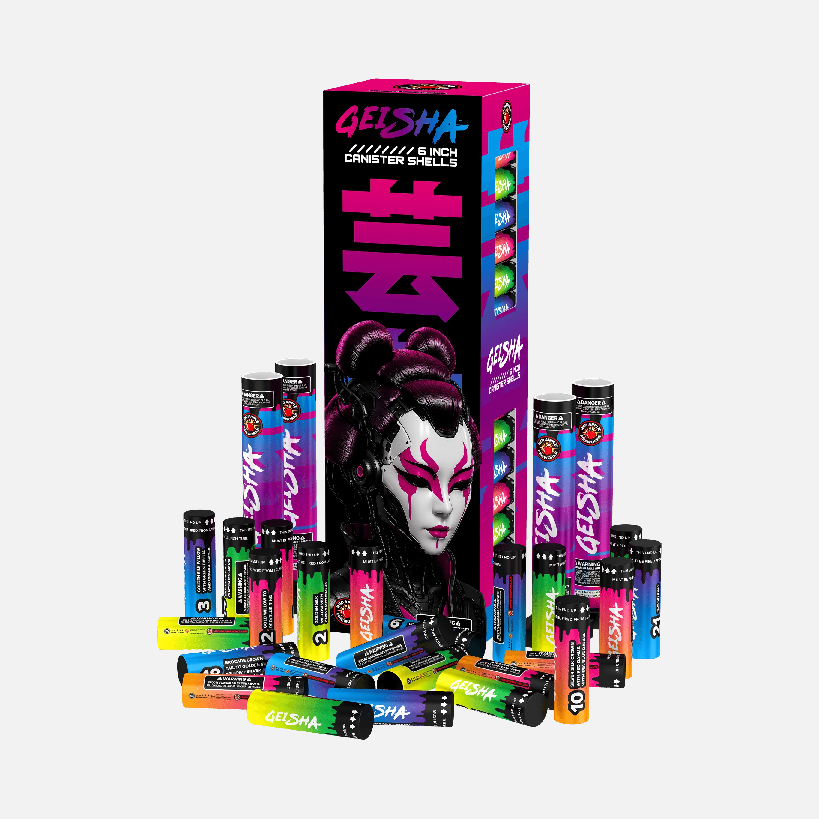 Geisha® 6 Inch Canister Shells - Image 5
