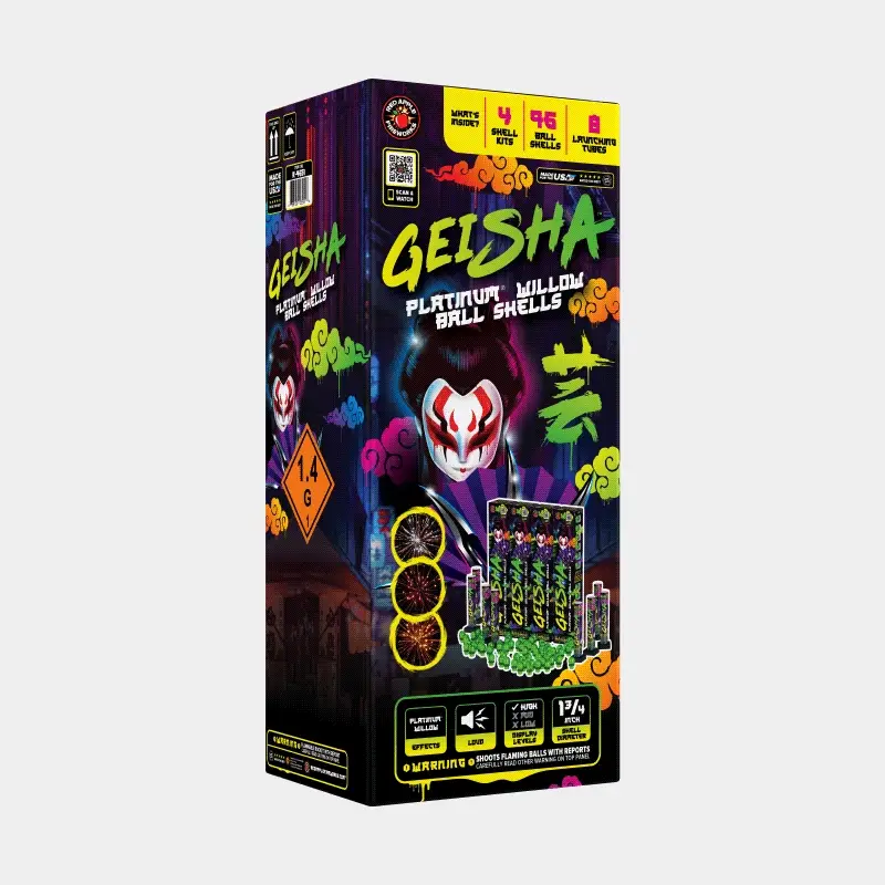 Geisha® Platinum® 24 Shot Willow Ball Shells - Image 3