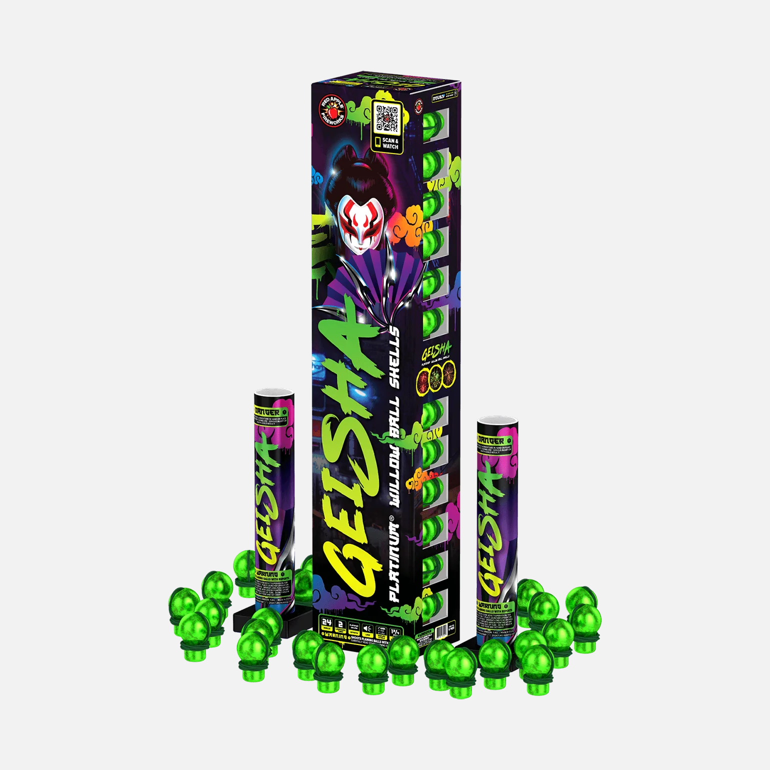 Geisha® Platinum® 24 Shot Willow Ball Shells - Image 5