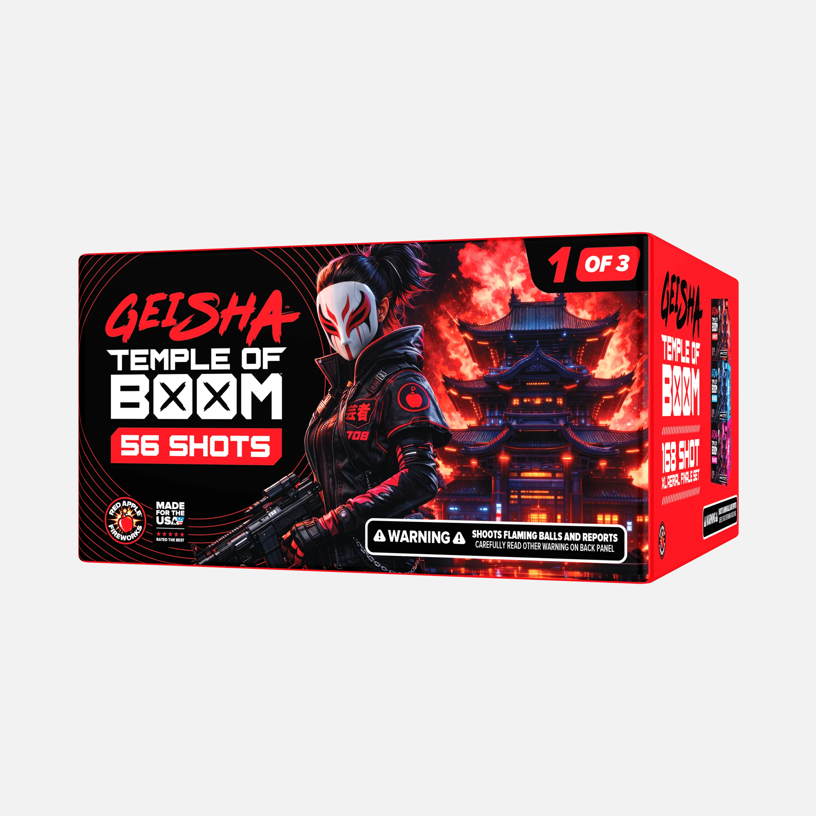 Geisha® Temple of Boom™ 168 Shot XL® Aerial Finale Set® - Image 5