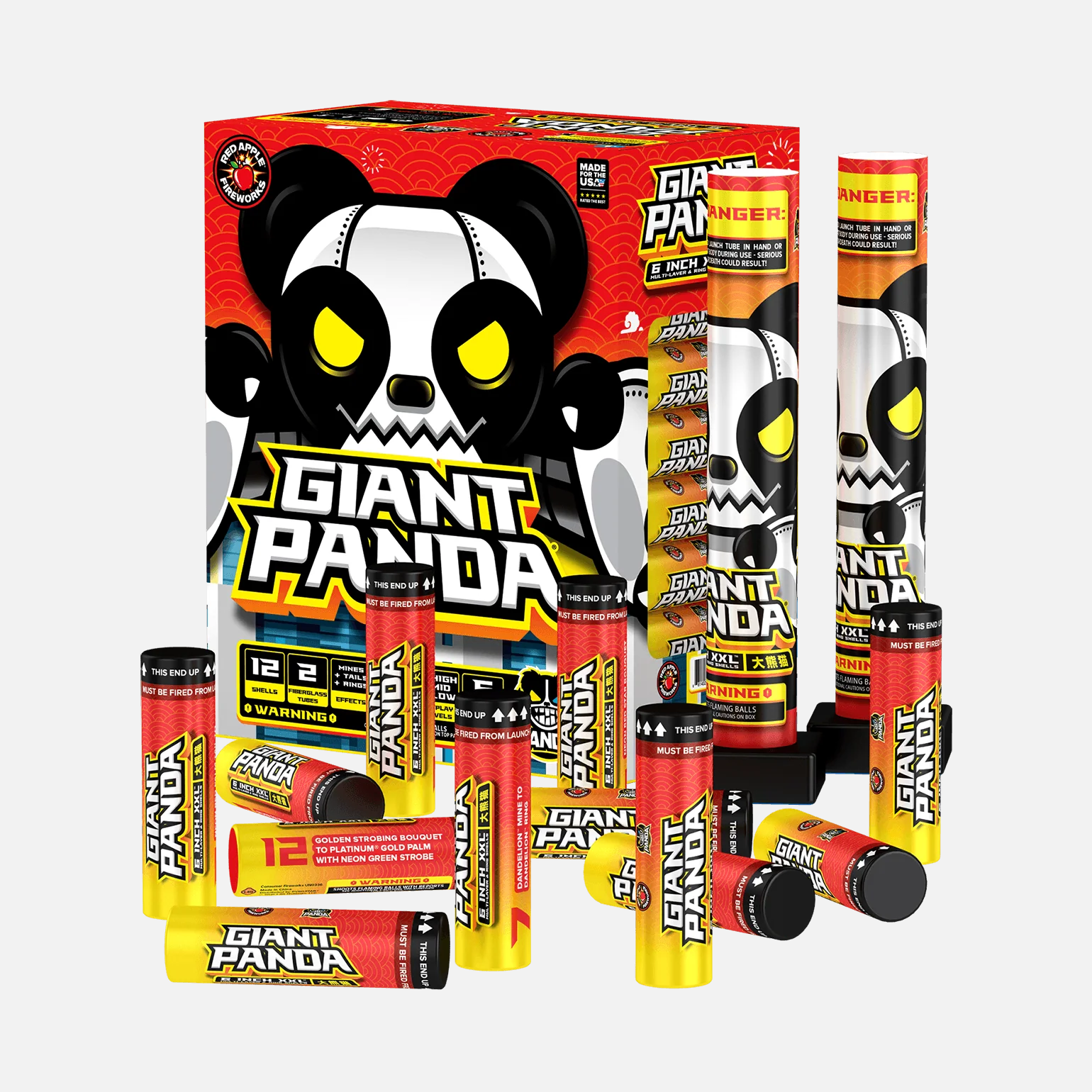 Giant Panda® 12 Shot 6-Inch XXL™ Canister - Image 5