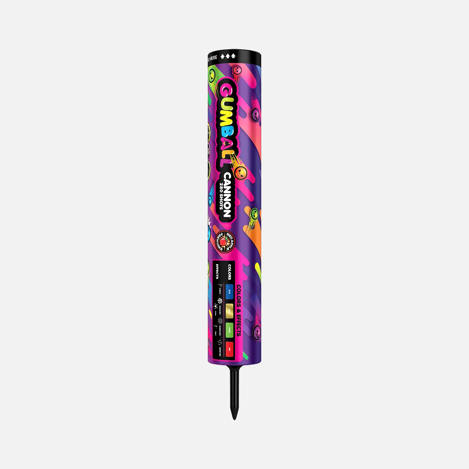 Gumball® Cannon™ 280 Shots Roman Candle Barrages - Image 5