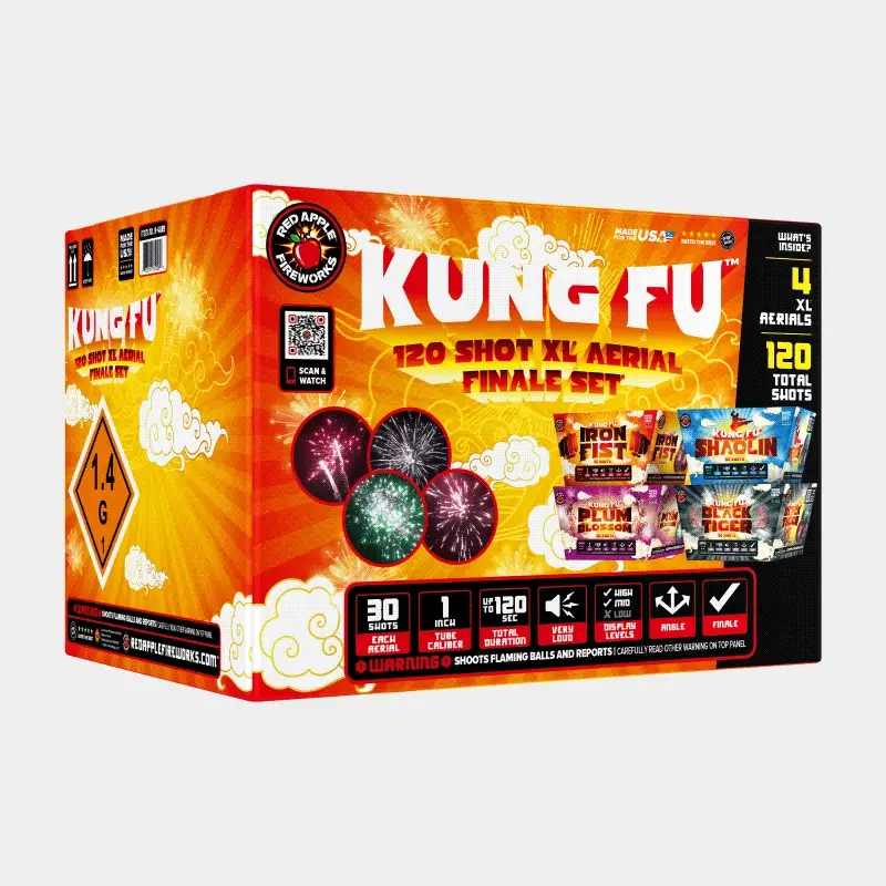 Kung Fu™ 120-Shots XL® Aerial Finale Set® - Image 3