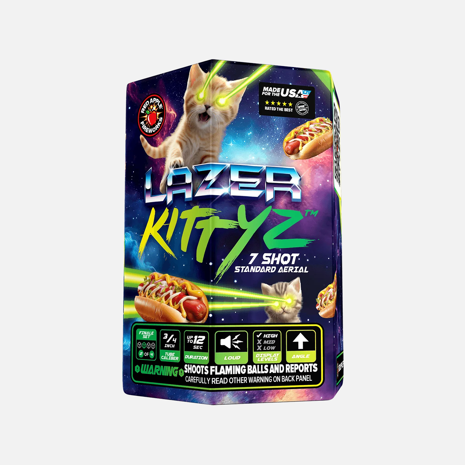 Lazer Kittyz™ 28 Shot Standard Aerial Finale Sets® - Image 7