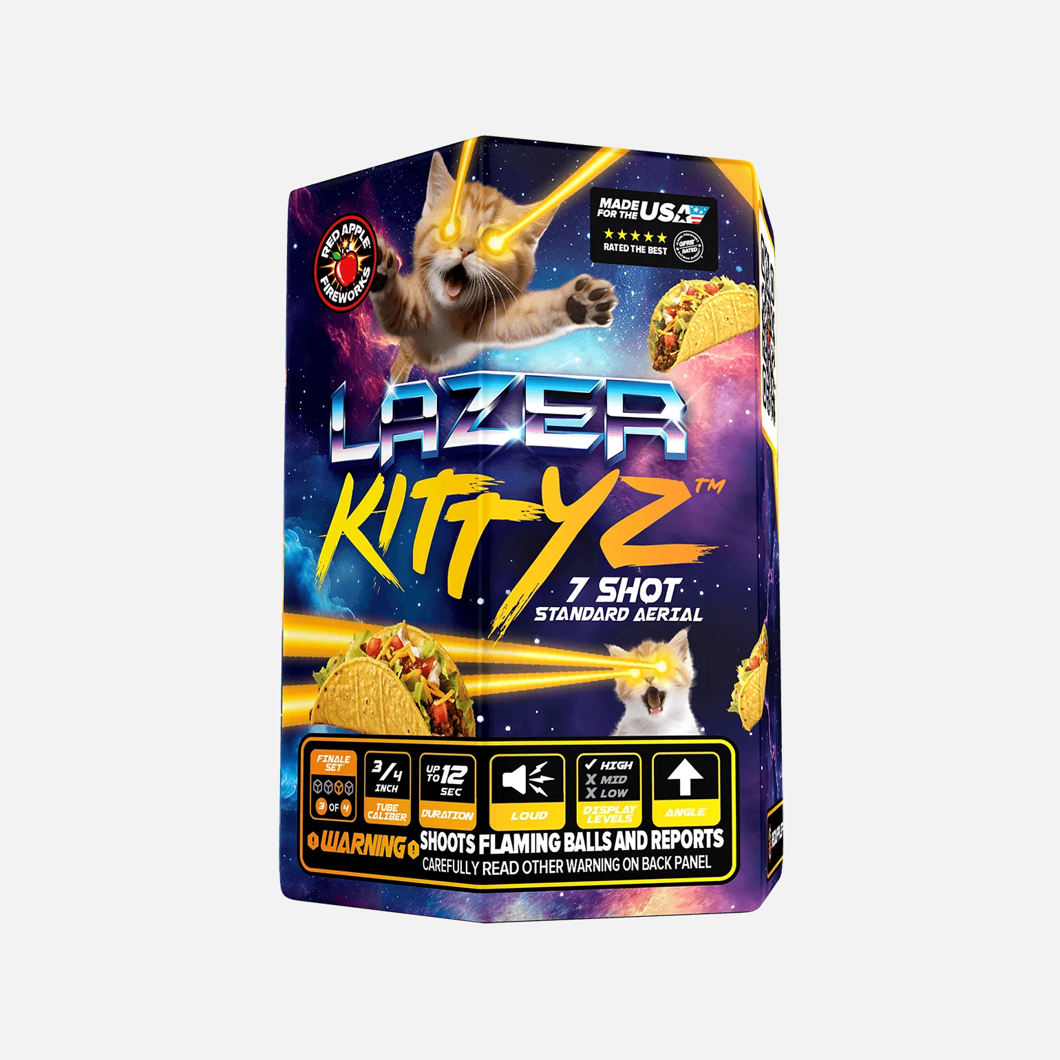 Lazer Kittyz™ 28 Shot Standard Aerial Finale Sets® - Image 8