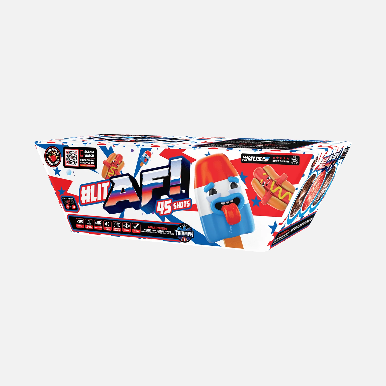 #litAF®! 135 Shots XL® Aerial Finale Set® - Image 6