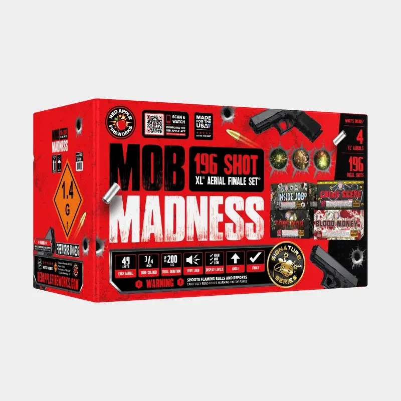 Mob Madness 196 Shots XL® Aerial Finale Set® by Brothers - Image 3