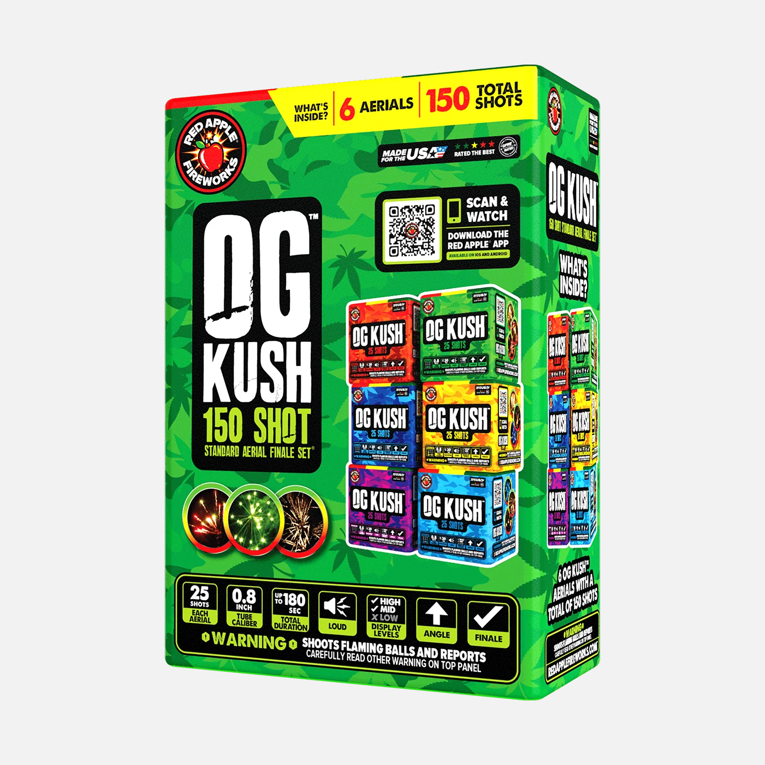 OG Kush® 150-Shots Standard Aerial Finale Set® - Image 5