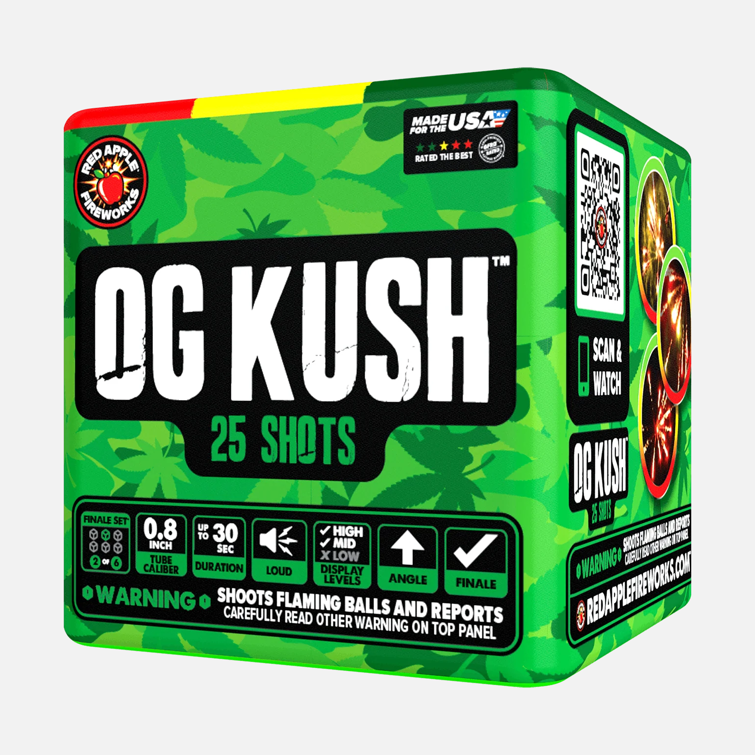 OG Kush® 150-Shots Standard Aerial Finale Set® - Image 7