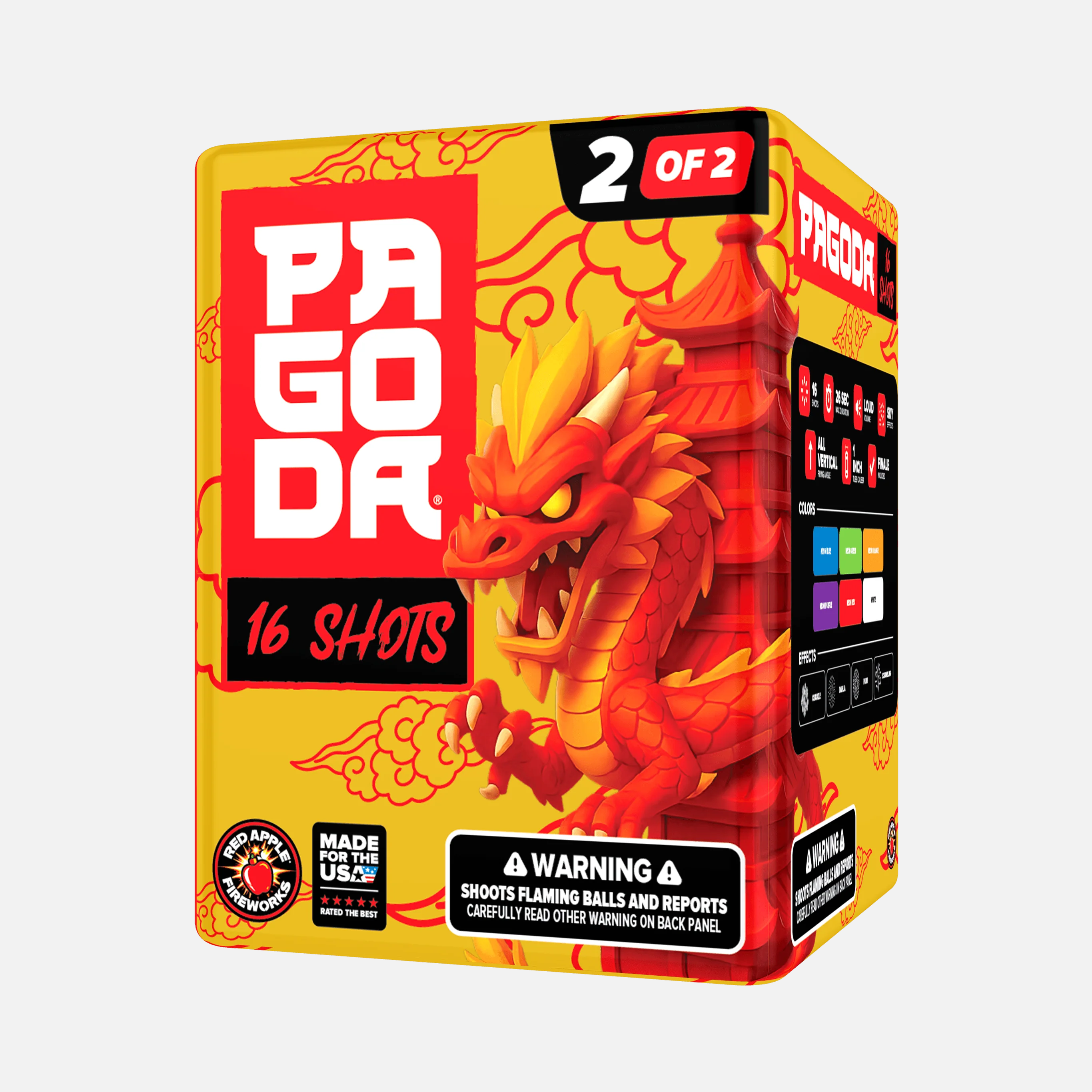 Pagoda® 32 Shots Standard Aerial Finale Sets® - Image 7