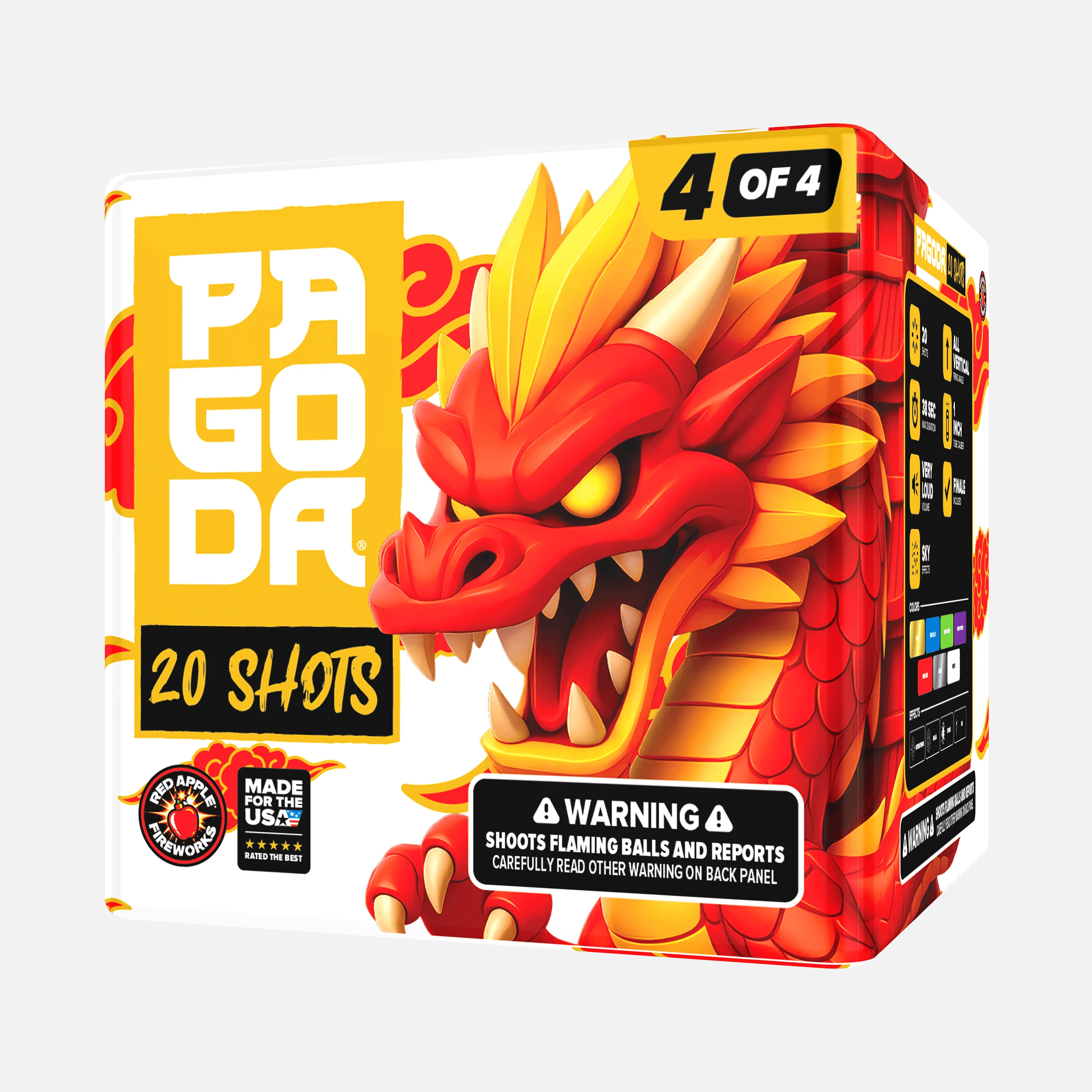PAGODA® 80 Shot Standard Aerial Finale Sets® - Image 9
