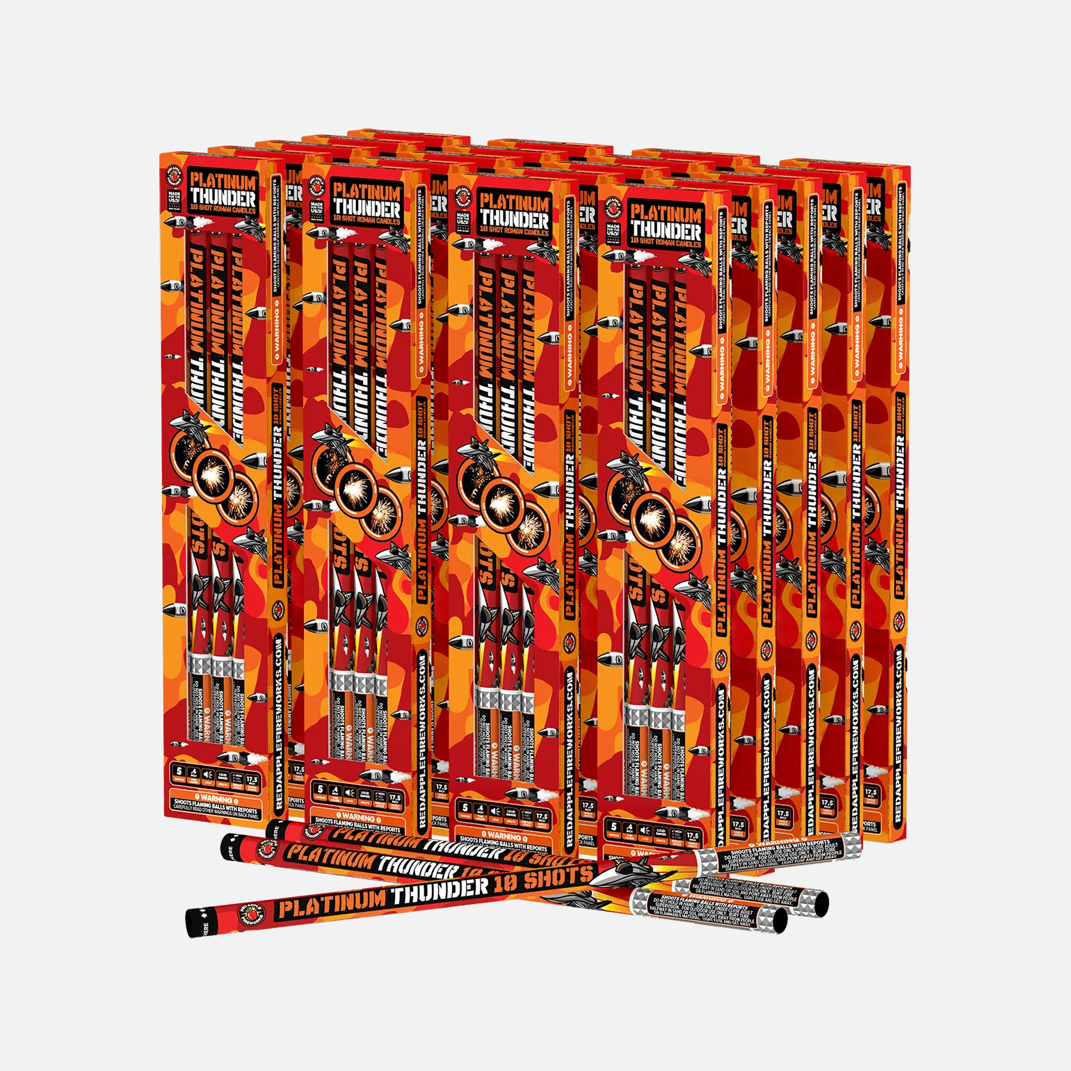 Platinum® Thunder 10 Shot Roman Candles - Image 4