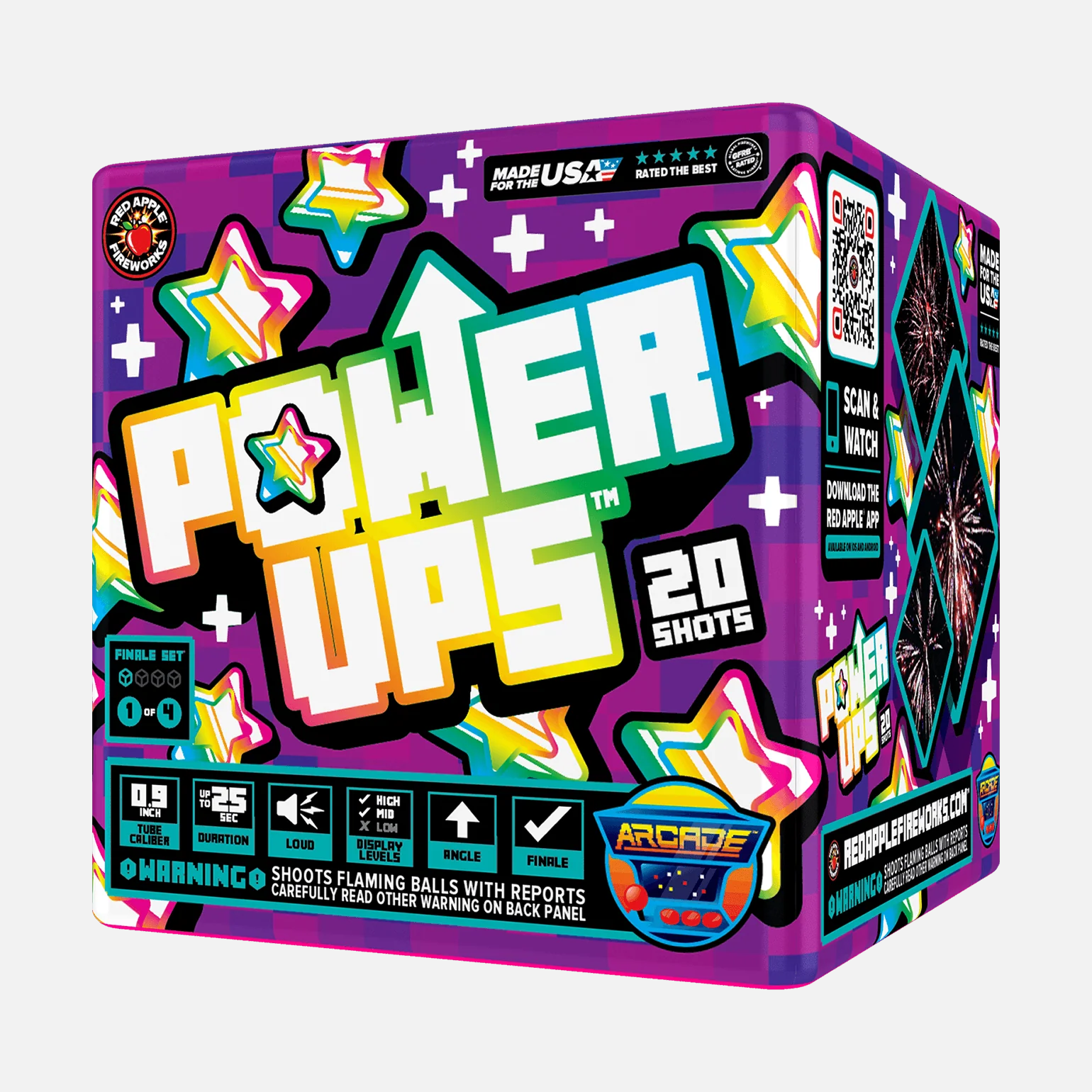 Power-Ups™ 80 Shot Standard Aerial Finale Set® - Image 6