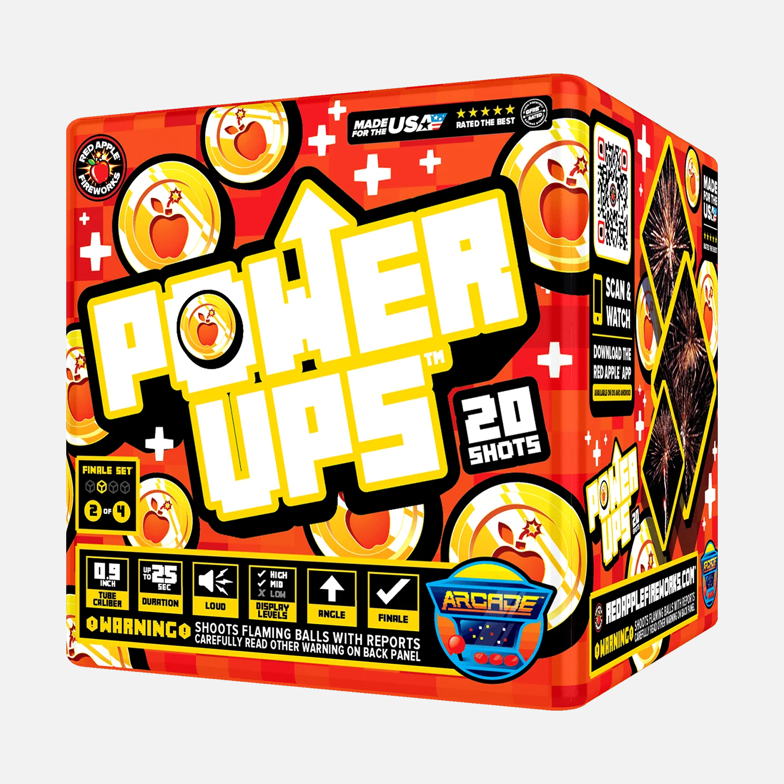 Power-Ups™ 80 Shot Standard Aerial Finale Set® - Image 7