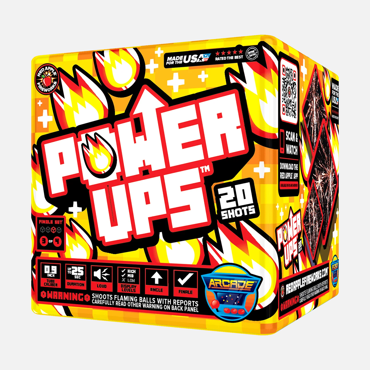 Power-Ups™ 80 Shot Standard Aerial Finale Set® - Image 8