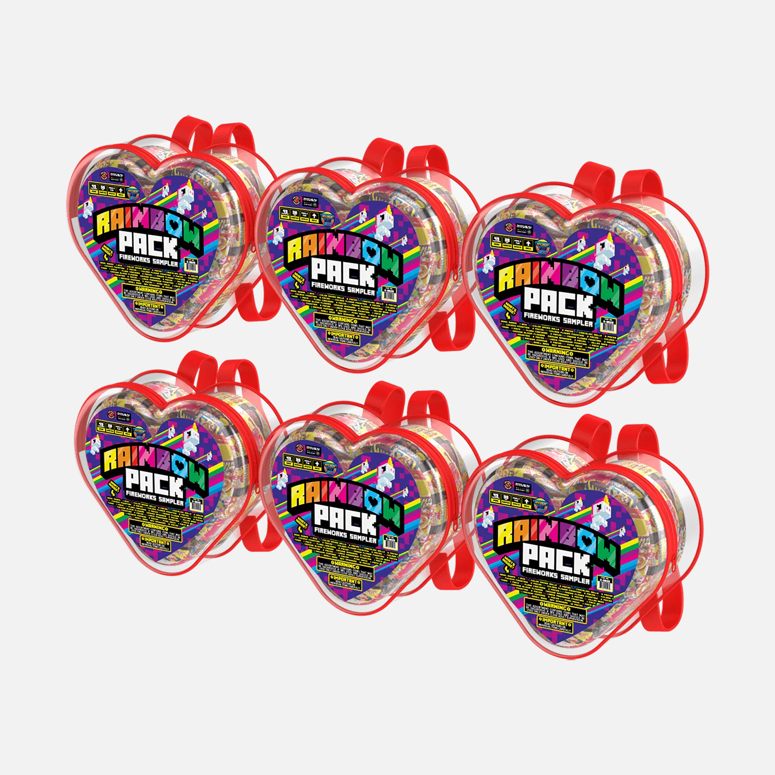 Rainbow Pack Heart Shaped Backpack Samplers™ - Image 3