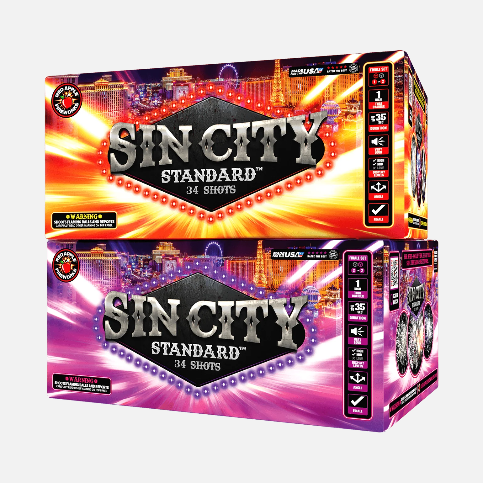Sin City Standard™ 68 Shots XL® Aerial Finale Set® - Image 4