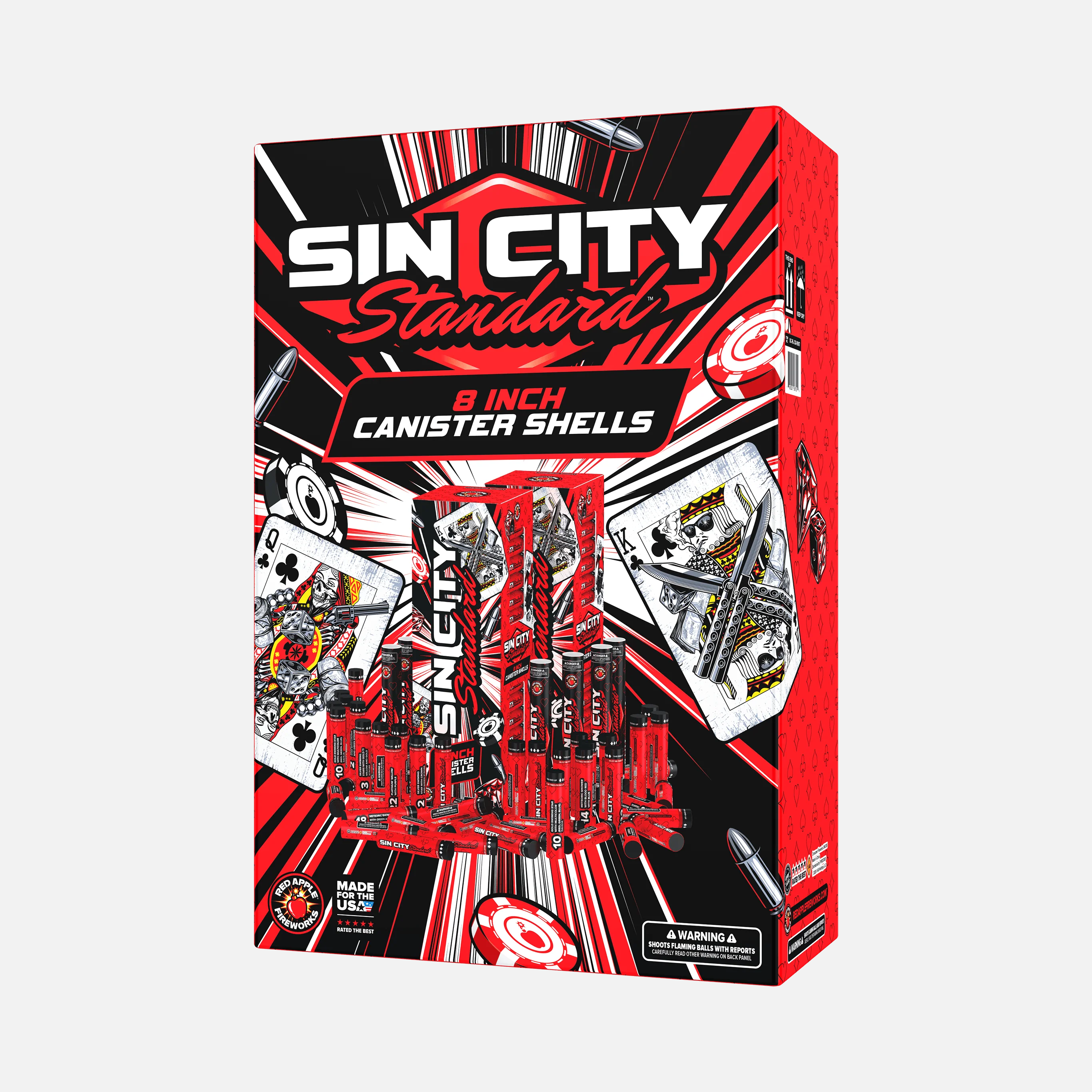 Sin City Standard™ 8 Inch Canister Shells