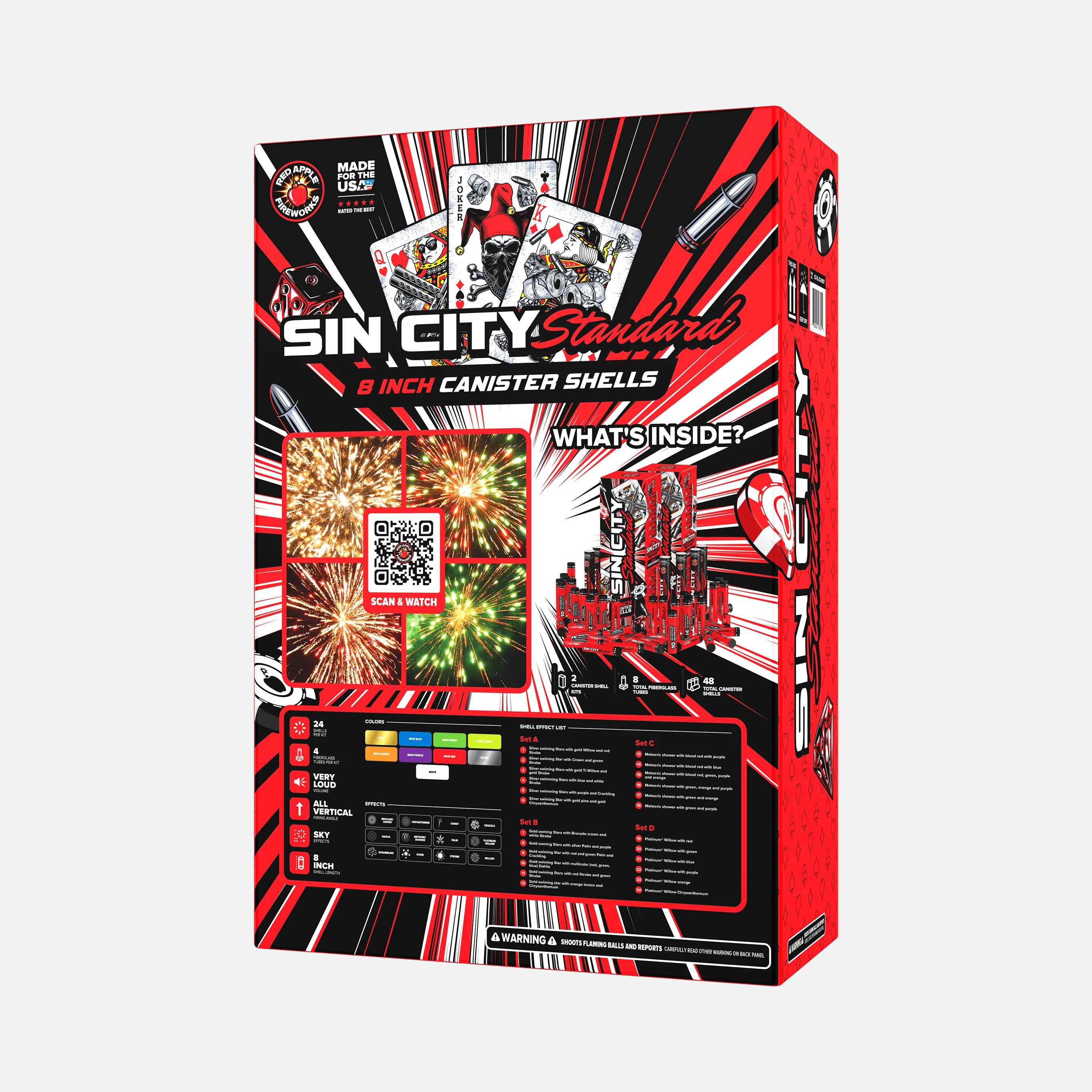 Sin City Standard™ 8 Inch Canister Shells - Image 3