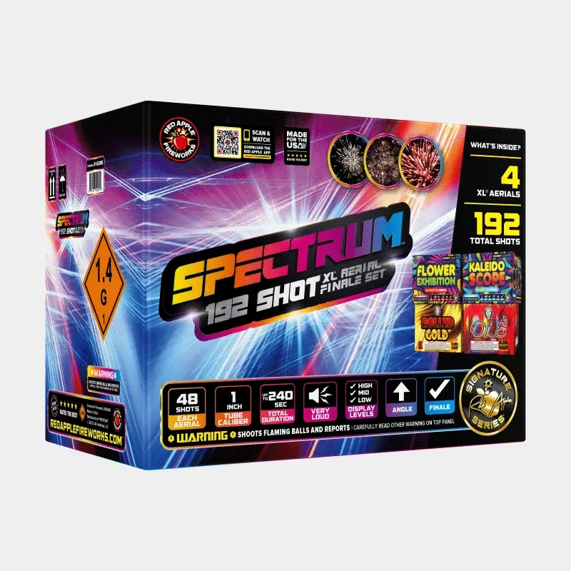 Spectrum™ 192 Shots XL® Aerial Finale Set® by Brothers - Image 3