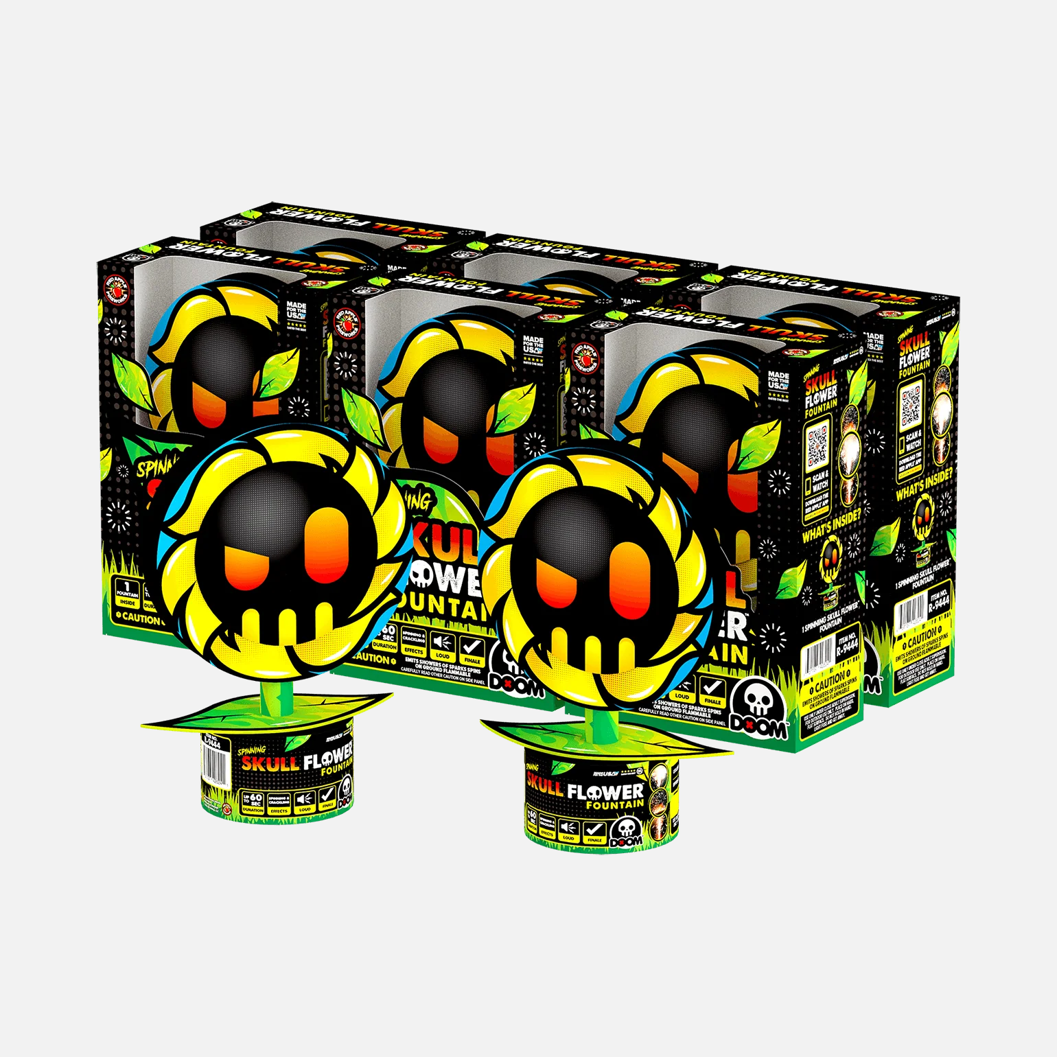 Spinning Skull Flower™ Fountains - Image 4