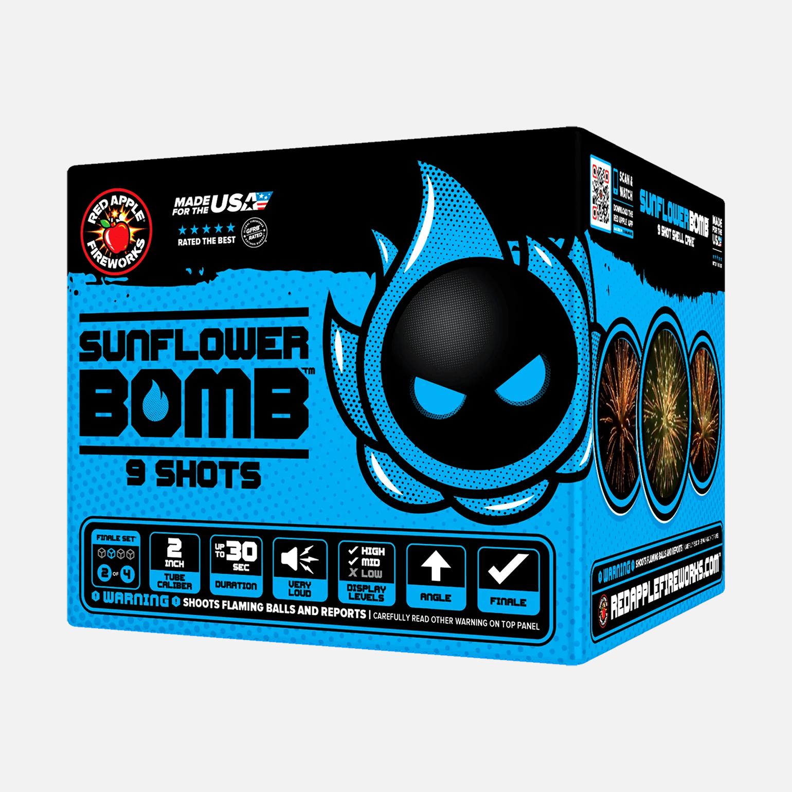Sunflower Bomb™ 36-Shots Shell Cake Finale Set® - Image 6
