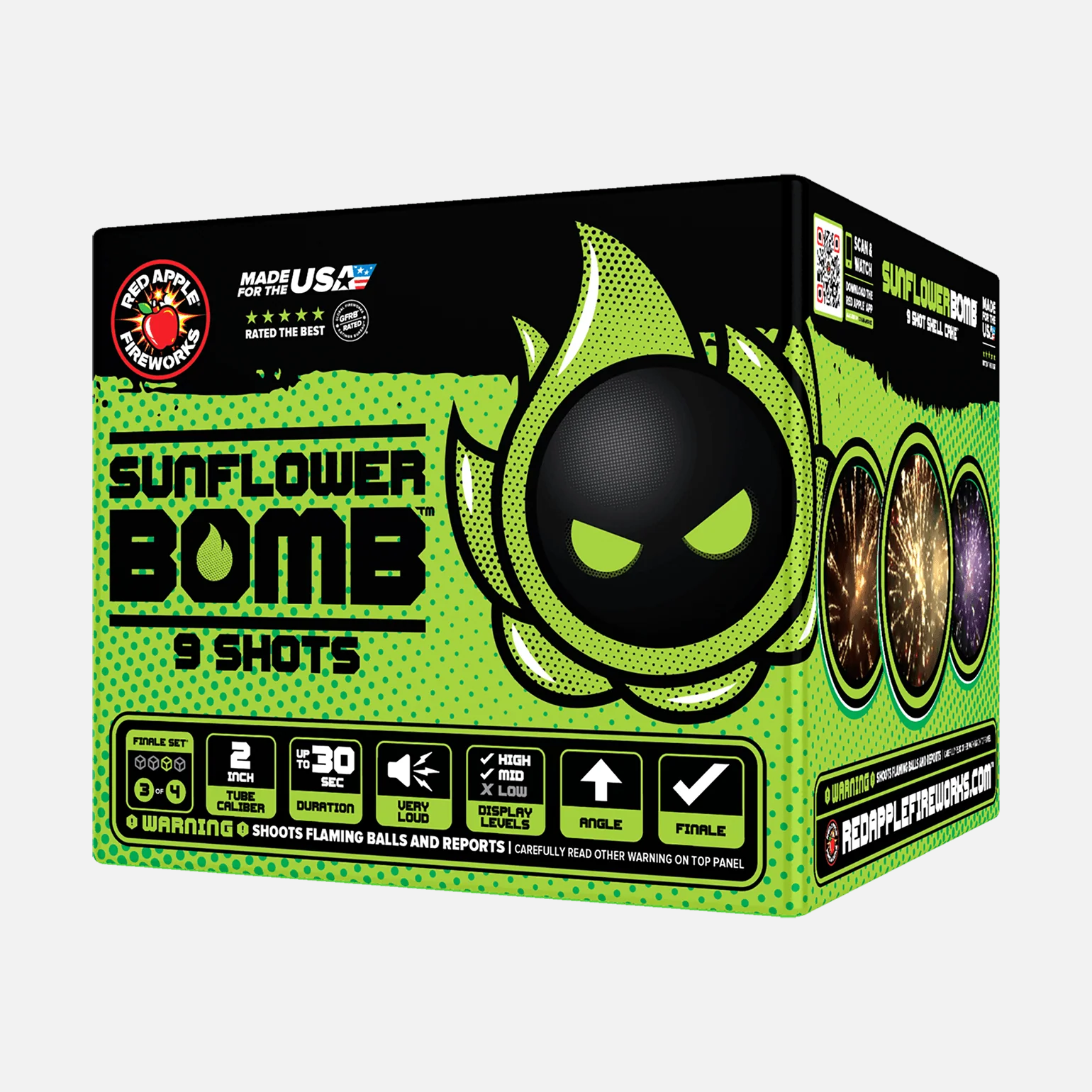 Sunflower Bomb™ 36-Shots Shell Cake Finale Set® - Image 7