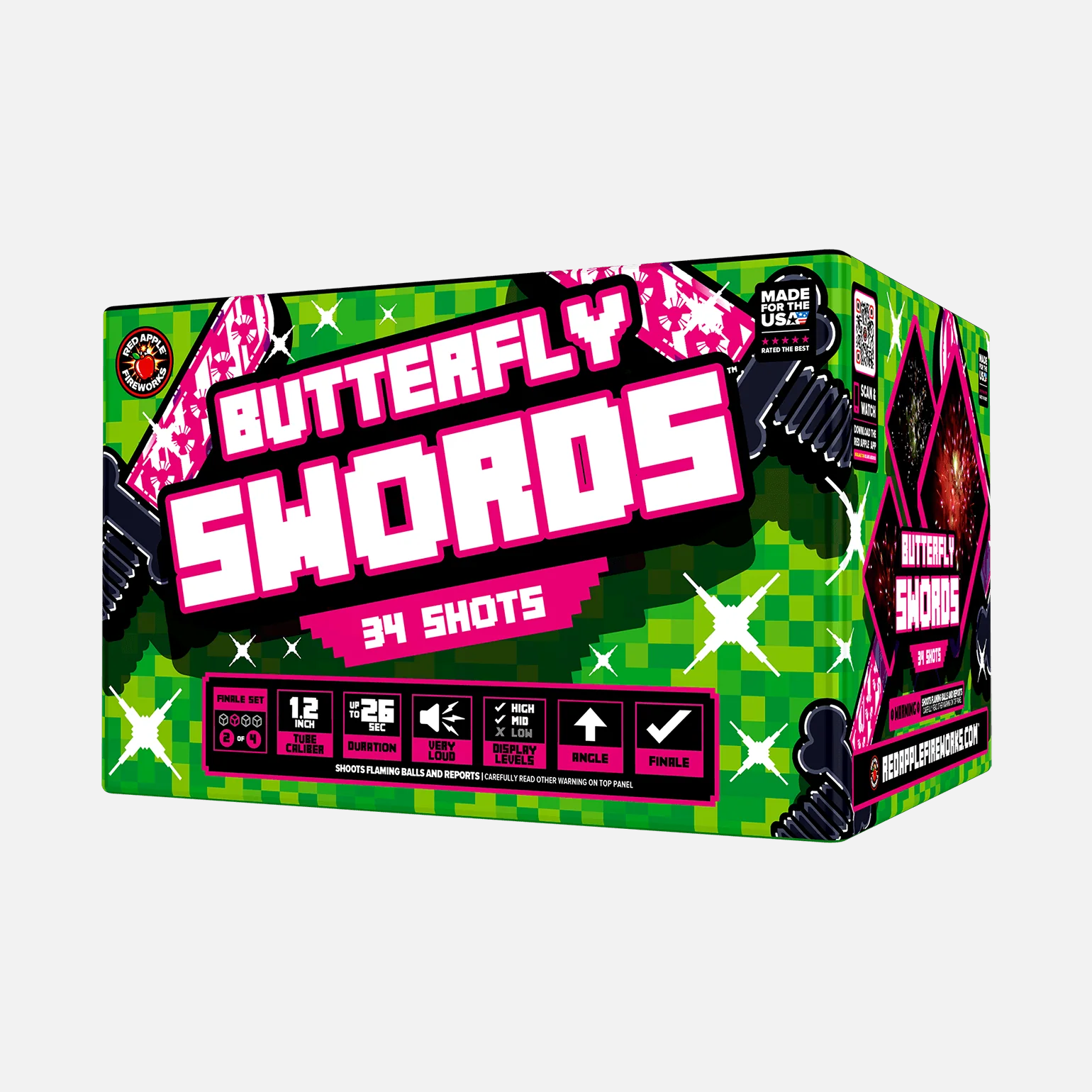 Swords™ 136-Shots XL® Aerial Finale Set® - Image 6