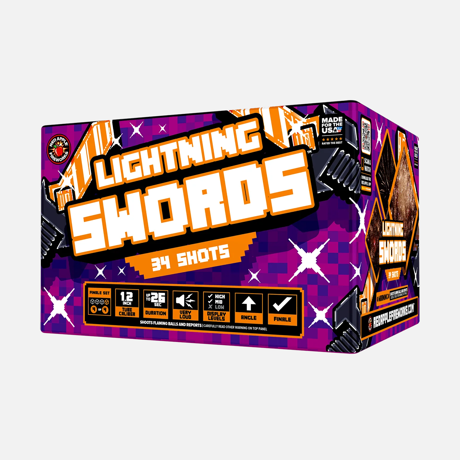 Swords™ 136-Shots XL® Aerial Finale Set® - Image 8