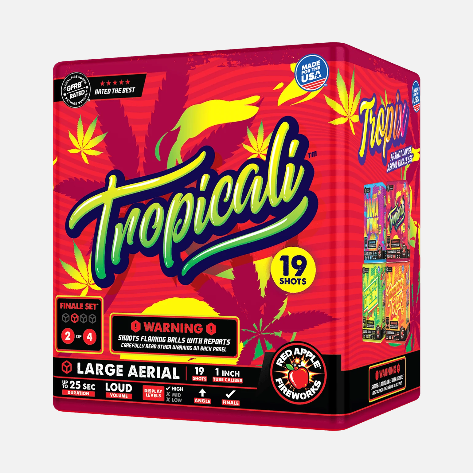 Tropix™ 76-Shots Standard Aerial Finale Set® - Image 7