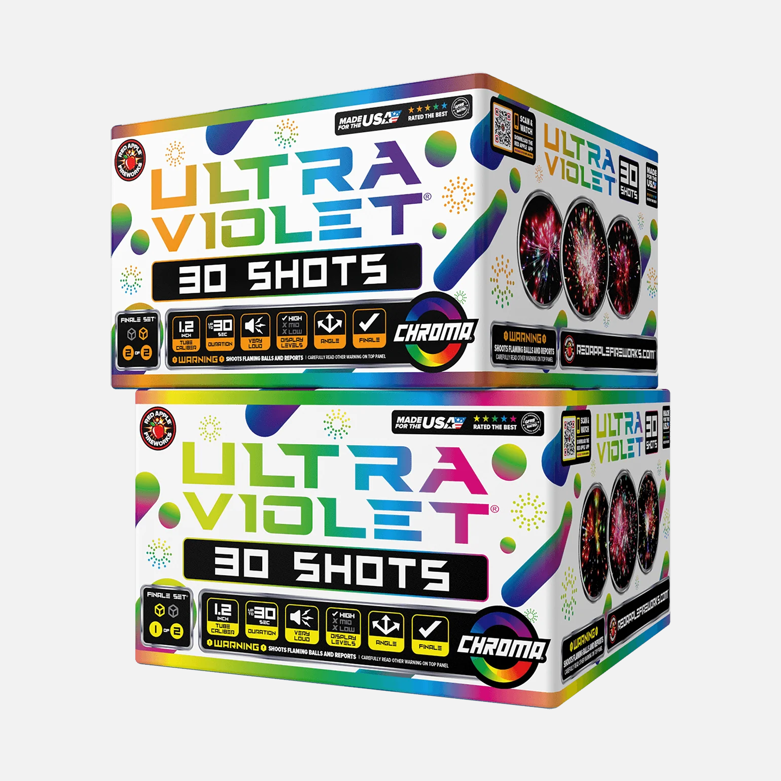 Ultraviolet® 60 Shot XL® Aerial Finale Set® - Image 4