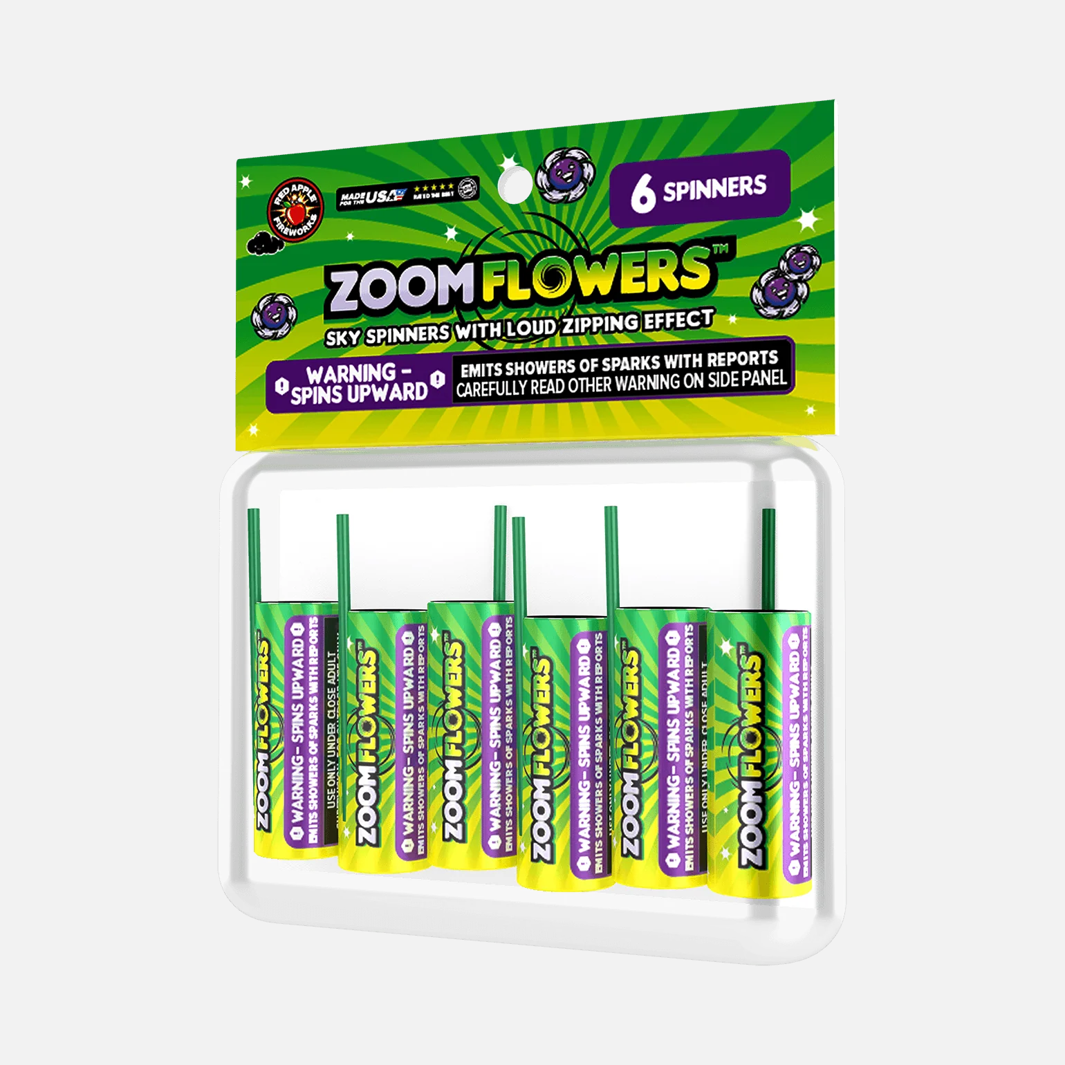 Zoom Flowers™ Aerial Spinners - Image 6